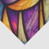 Glas in lood Sinaasappel ontkoppelen papier (Detail)