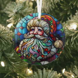 Glas in lood Sinterklaas Ornament