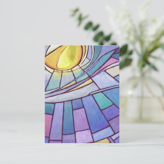 Glas in lood Sky Briefkaart (Staand voorkant)