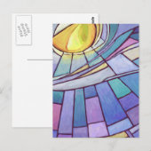 Glas in lood Sky Briefkaart (Voorkant / Achterkant)