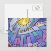 Glas in lood Sky Briefkaart (Voorkant / Achterkant)