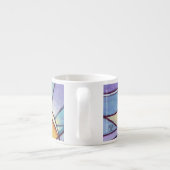 Glas in lood Sky Espresso Kop (Achterkant)