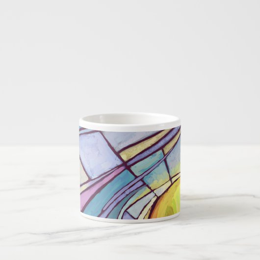 Glas in lood Sky Espresso Kop (Voorkant)