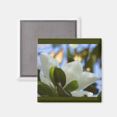 Glas in lood Sky Southern Magnolia Gifts Apparel Magneet (Voorkant / Achterkant)