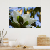 Glas in lood Sky Southern Magnolia Poster Print (Keuken)