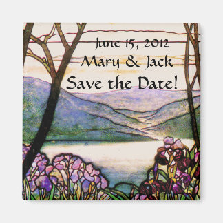  Glas in lood Sla de datummagneet op Magneet