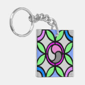 GLAS IN LOOD SLEUTELHANGER (Voorkant Links)