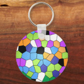 Glas in lood sleutelhanger (Voorkant)