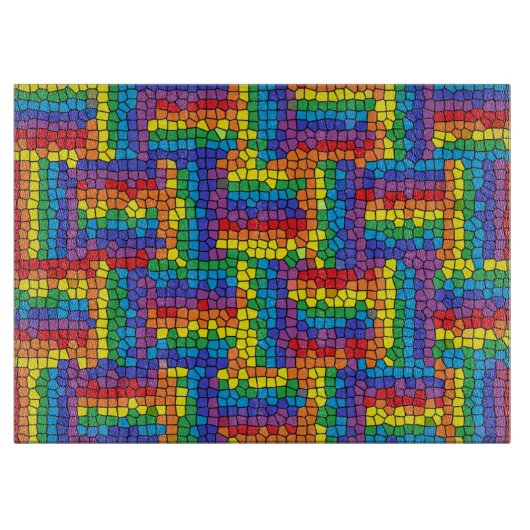 Glas in lood snijraad snijplank (Voorkant)