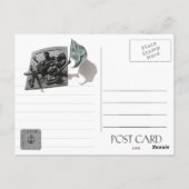 Glas in lood - St. Mere Eglise Briefkaart (Achterkant)