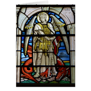 Glas in lood St Michael Helston Cornwall England