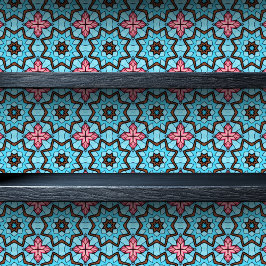 Glas in lood Star Bursts en kruist kleine lettertj Behang