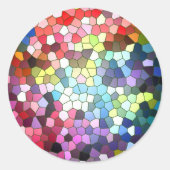 Glas in lood Sticker (Voorkant)