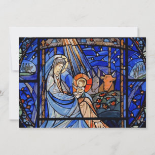 Glas in lood stijl Nativiteit