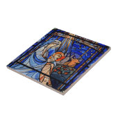 Glas in lood stijl Nativiteit Tegeltje (Zijkant)