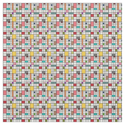 Glas in lood stof (Swatch)