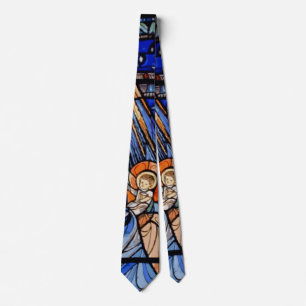 Glas in lood Stralingsactiviteit blauw Stropdas