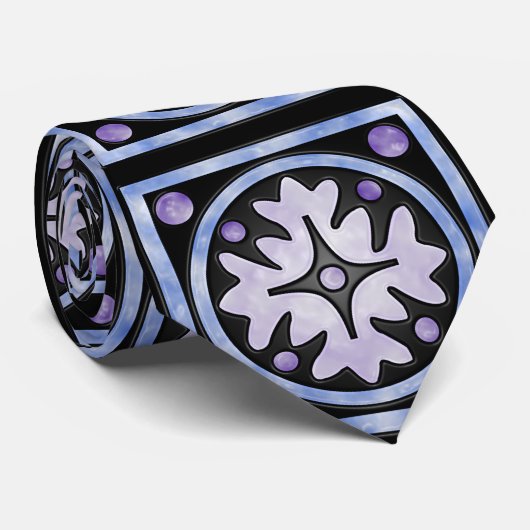 Glas in lood stropdas (Opgerold)