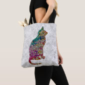 Glas in lood Style Cat Art  Bag Tas (Dichtbij)