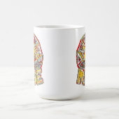 Glas in lood Sun Rise ~ Uplifting Message Koffiemok (Center)