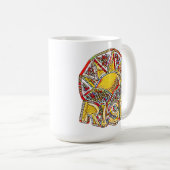 Glas in lood Sun Rise ~ Uplifting Message Koffiemok (Voorkant rechts)