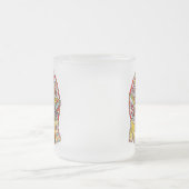 Glas in lood Sun Rise ~ Uplifting Message Matglas Koffiemok (Center)