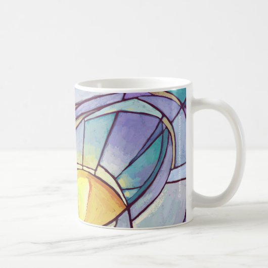 Glas in lood Sun Shining Sky Koffiemok (Rechts)