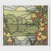 Glas in lood Sunrise Cadeaupapier (Vlak)