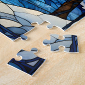 Glas in lood Sunrise, Legpuzzel (Zijkant)