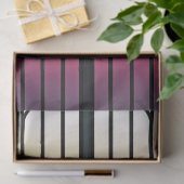 Glas in lood Sunset Illustration Large Tissuepapier (Geschenk)