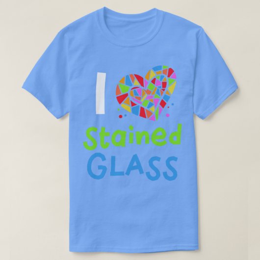 Glas in lood t-shirt (Design voorkant)