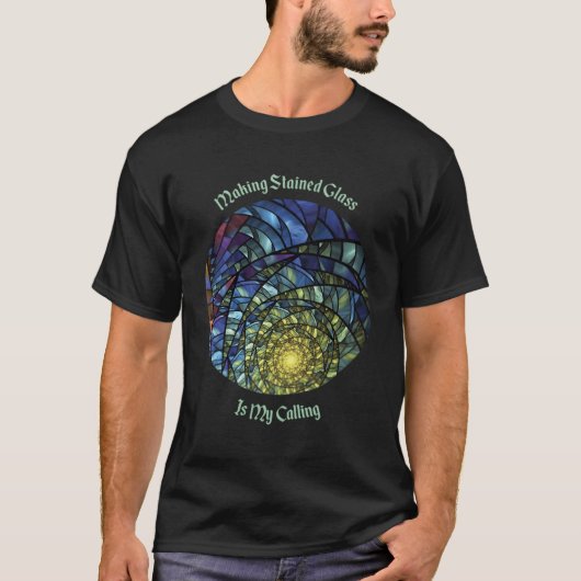 Glas in lood t-shirt (Voorkant)