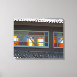 Glas in lood Tabernacle - Martha's wijngaard Canvas Afdruk