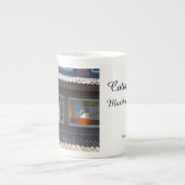 Glas in lood Tabernacle - Martha's wijngaard Porselein Kop (Voorkant)