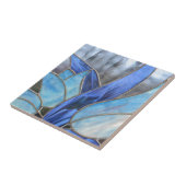 Glas in lood tegeltje (Zijkant)