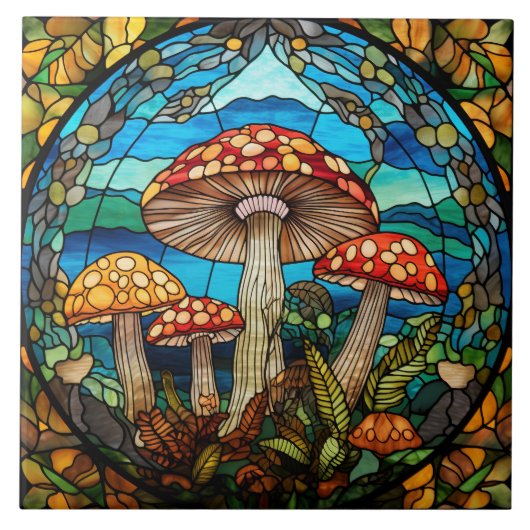 Glas-in-lood tegeltje (Voorkant)