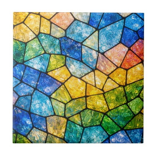 Glas in lood tegeltje (Voorkant)