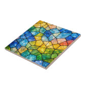 Glas in lood tegeltje (Zijkant)