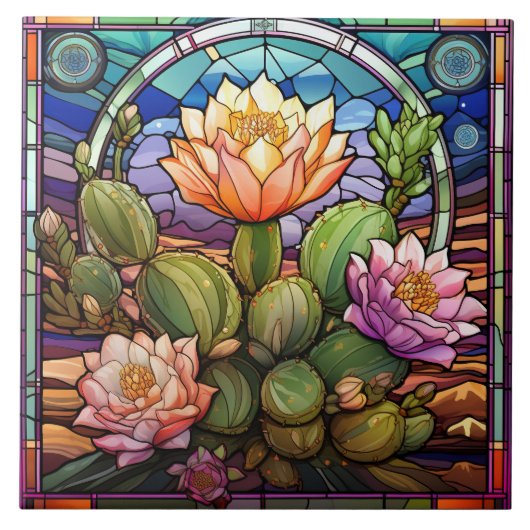 Glas-in-lood Tegeltje (Voorkant)