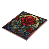 Glas in lood tegeltje (Zijkant)