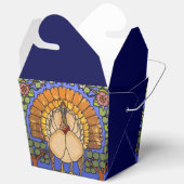 Glas in lood Thanksgiving Turkije Afhalen Bedankdoosjes (Open)