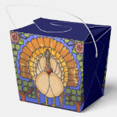 Glas in lood Thanksgiving Turkije Afhalen Bedankdoosjes (Achterkant)