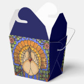 Glas in lood Thanksgiving Turkije Afhalen Bedankdoosjes (Geopend)