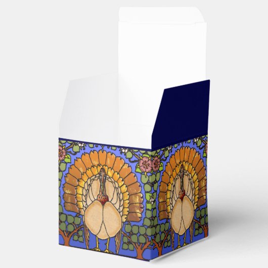 Glas in lood Thanksgiving Turkije Classic Bedankdoosjes (Geopend)