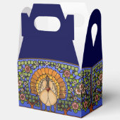 Glas in lood Thanksgiving Turkije Gable Bedankdoosjes (Open)