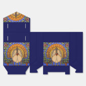 Glas in lood Thanksgiving Turkije Tent Bedankdoosjes (Ongevouwen)