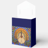 Glas in lood Thanksgiving Turkije Tent Bedankdoosjes (Open)