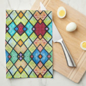 Glas in lood theedoek (Quarter Fold)