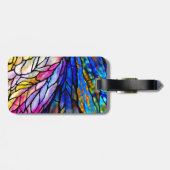 Glas in lood, Tiffany - stijl, Bagagelabel (Achterkant horizontaal)