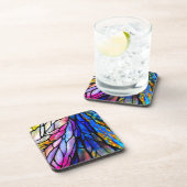 Glas in lood, Tiffany - Stijl, Bier Onderzetter (Rechterzijde)